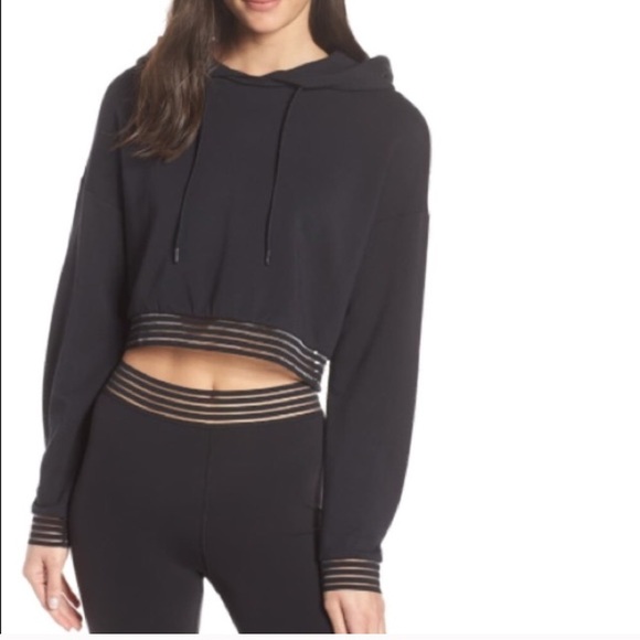 ALO Yoga Tops - M Alo Cropped Hoodie E06 1104/5